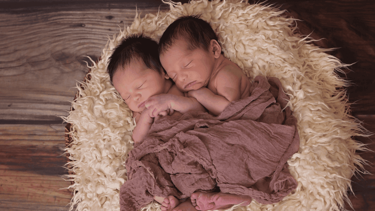 תמונת אוירה לטיפולי פוריות - שני תינוקות